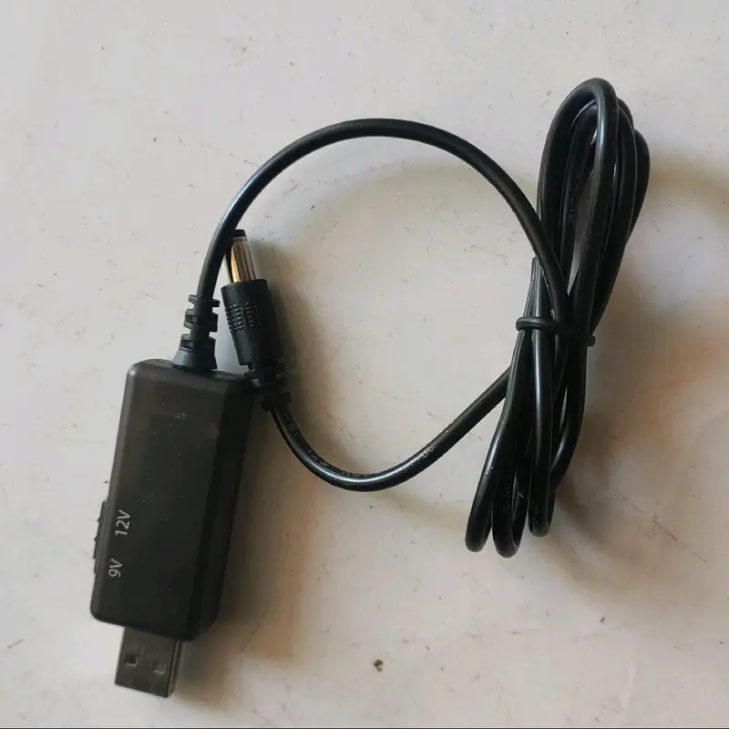 Cáp USB Cấp Nguồn Cho Wi-fi 9v & 12v Khi Bị Cúp Điện Lấy Ngươn Từ Sạc Dự Phòng 7