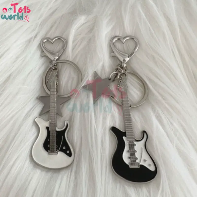Totsworld - Gantungan Kunci Guitar Couple Pasangan - Keychain Guitar 3
