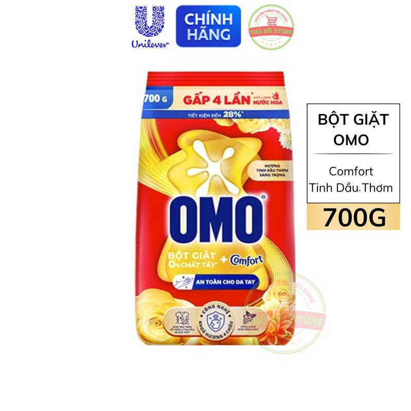 Bột Giặt Tay OMO Comfort Vàng Tinh Dầu Thơm - Túi 700G