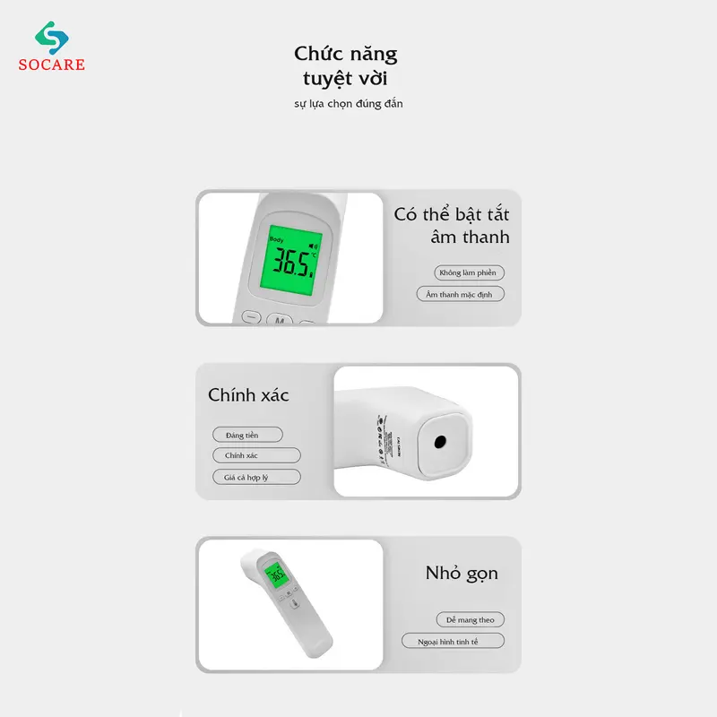 [BH1T-Tặng pin] Nhiệt Kế Hồng Ngoại Kỹ Thuật Số Không Tiếp Xúc HG02-Đo Thân Nhiệt, Đồ Vật, Nước Tắm Pha Sữa - An Toàn Cao Cấp Thiết Kế Tinh Tế 8
