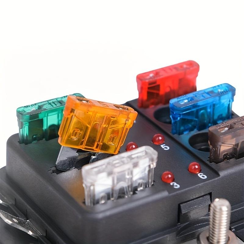 Product Introduction of COD FREE Shipping 100Pcs Blade Type Fuse Set 15A 20A 25A 30A 35A 10 Types Auto Fuse Kit with Box Blade Type Fuse Assorted Kit 14