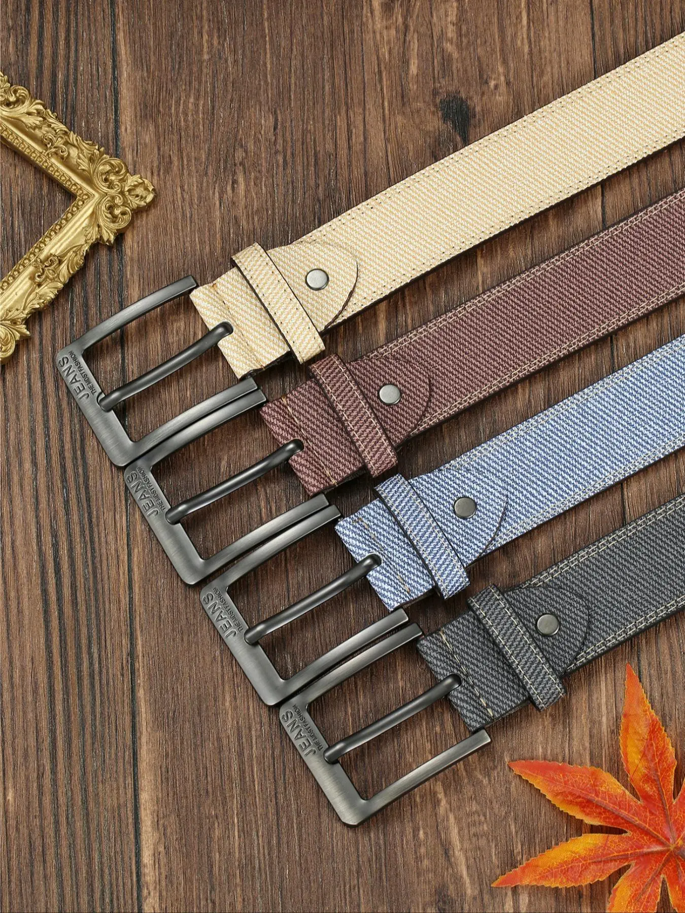 Men's Street Style Belt, Casual Trendy Minimalist Belt, Fashionable Accessories for Daily & Party Decoration