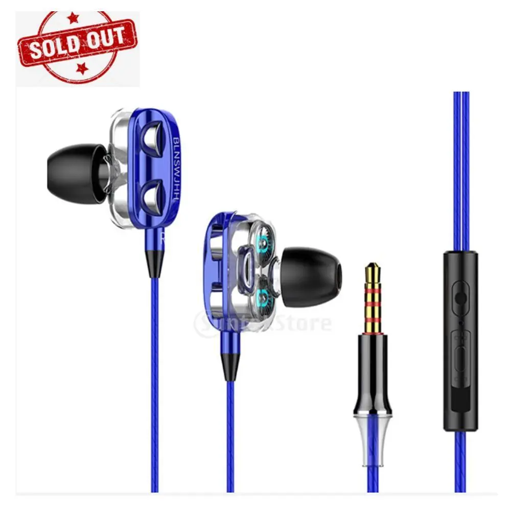 3.5Ear Stereo Earbuds Earphone Headset W/ Mic Universal