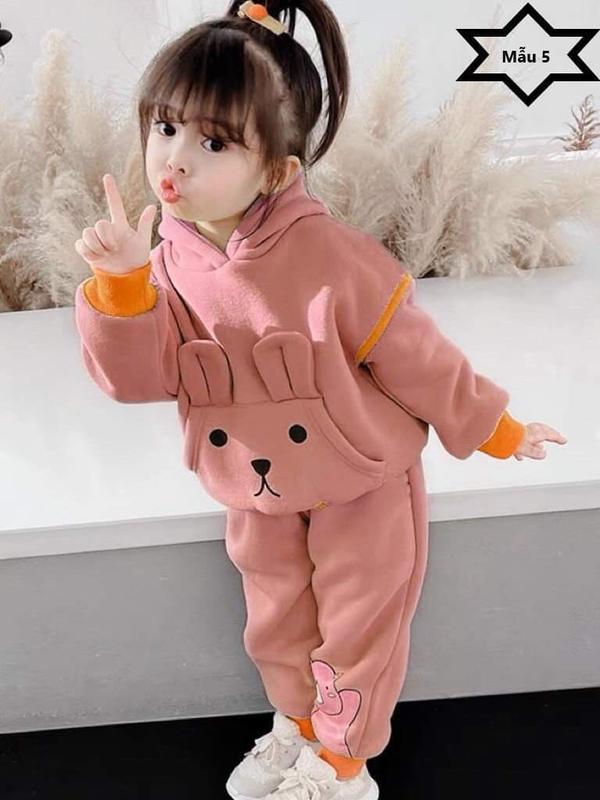  Bộ nỉ bông túi thỏ cho bé tai thỏ 