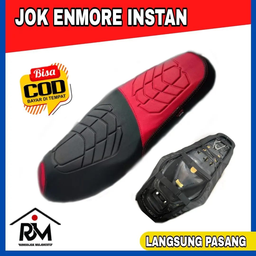 Cover Jok Motor model Enmore Langsung Pasang Motor