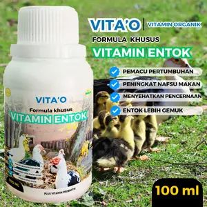 Vita'O - Vitamin entok 100 ml untuk pertumbuhan dan pembesaran entok