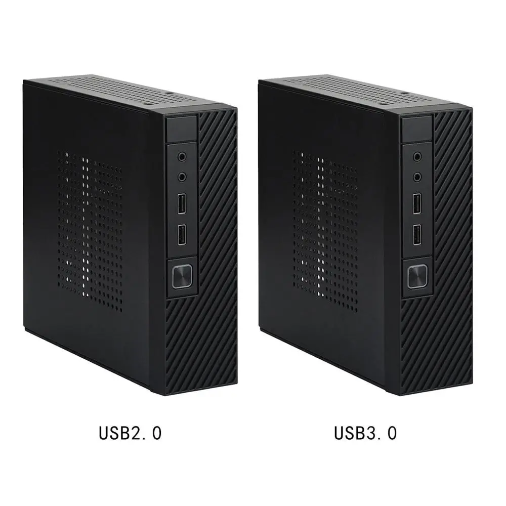 ITX Computer Case Professional Compact Computer Chassis for Office Household