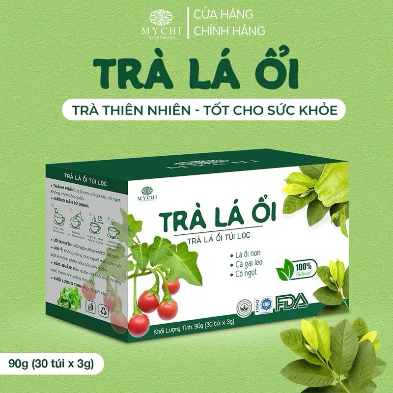 Trà Lá Ổi Túi Lọc Từ Thiên Nhiên ( 1 hộp 30 túi lọc )