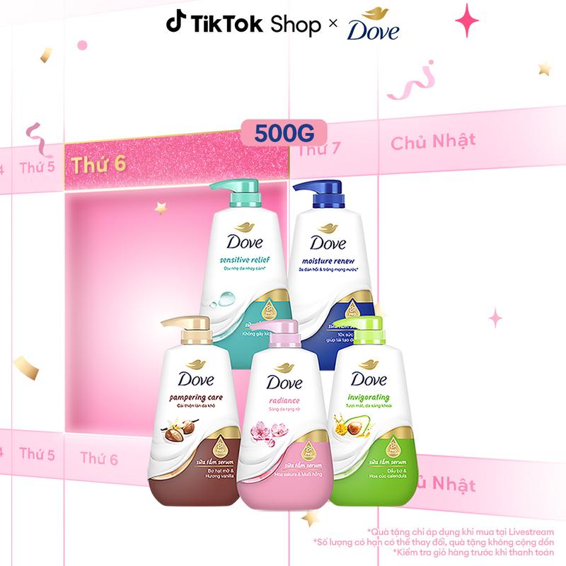 Sữa Tắm Serum Dove Pro-Ceramide Giúp Da Đàn Hồi Và Căng Bóng 500g 1