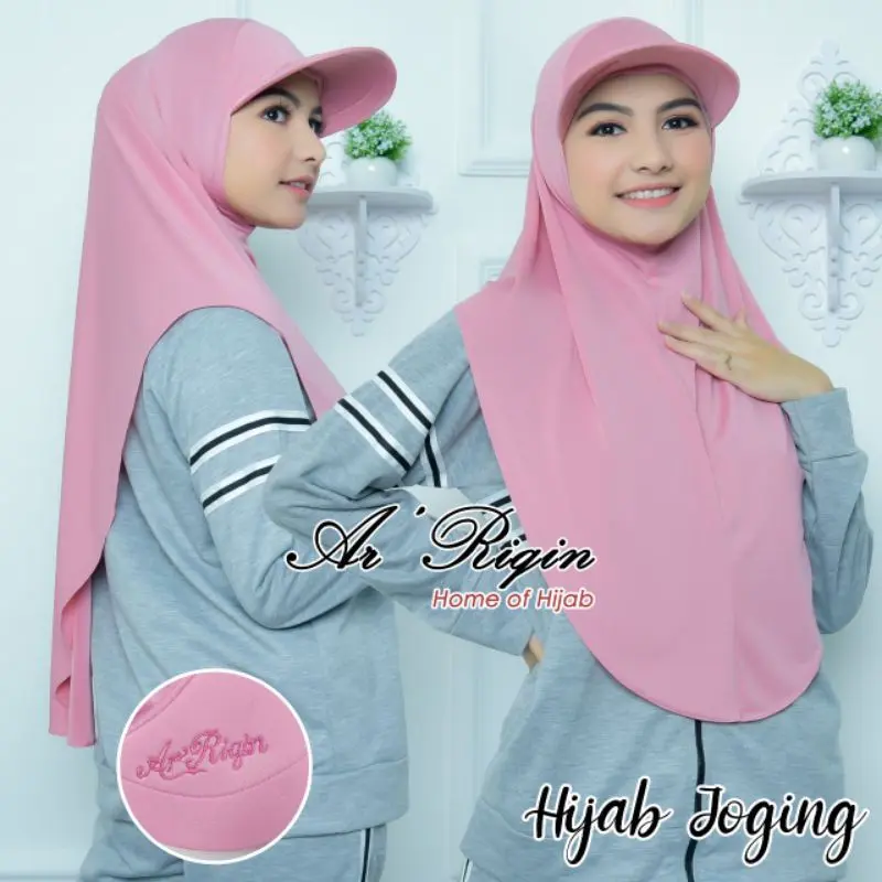 Hijab Instan olga topi Kerudung Muslim sporty DEWASA/ORI ARRIQIN HIJAB DEWASA Lembut Nyaman
