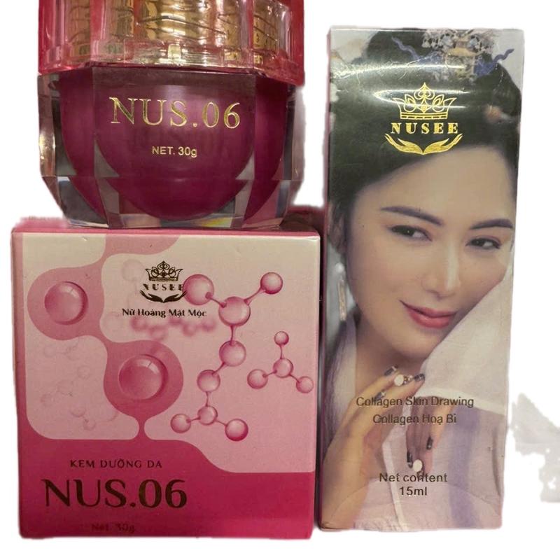 Kem hoa Hồng tặng colagen họa bì  size to mộc Mỹ nhân Tất cả các loại da