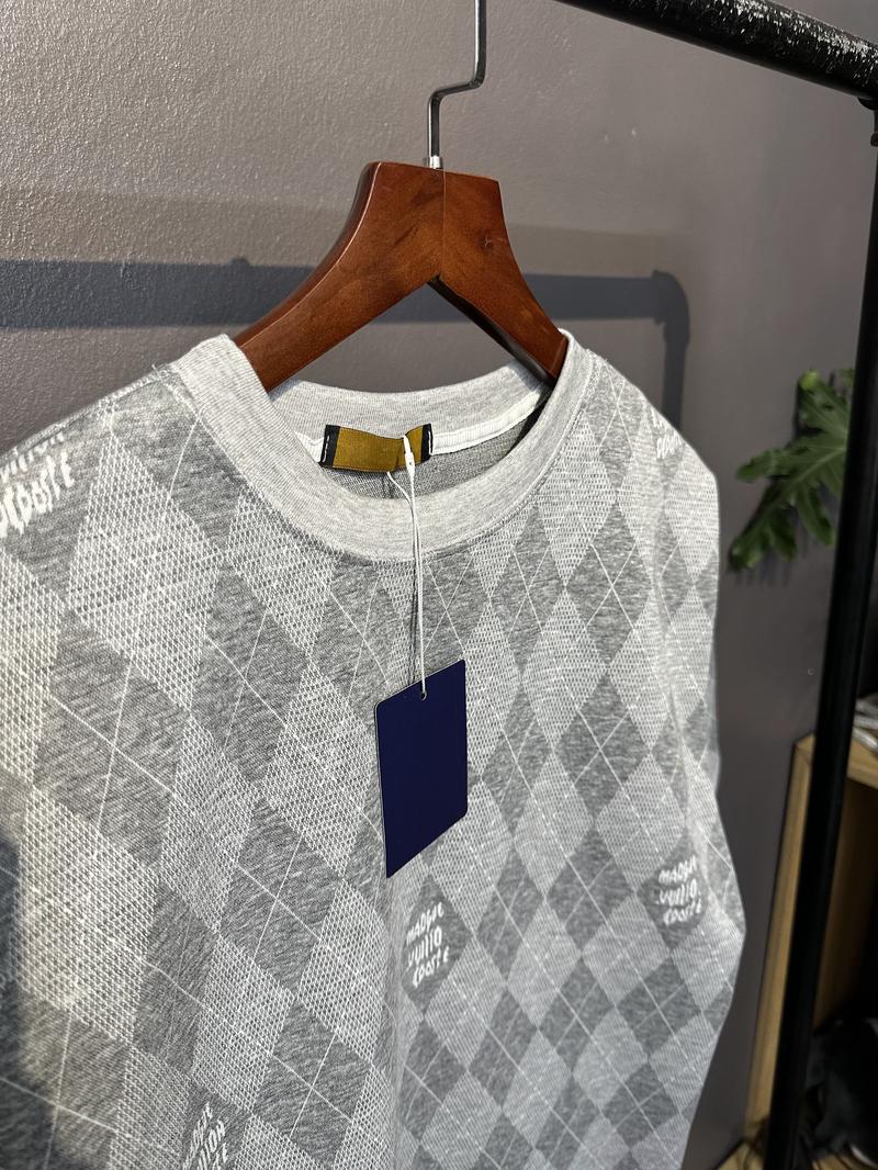 Product Introduction of Áo Thun Nam Nữ Dệt Caro Chất Cotton Dệt Kim Codan Bề Mặt Mịn lv nổi boy phố 7