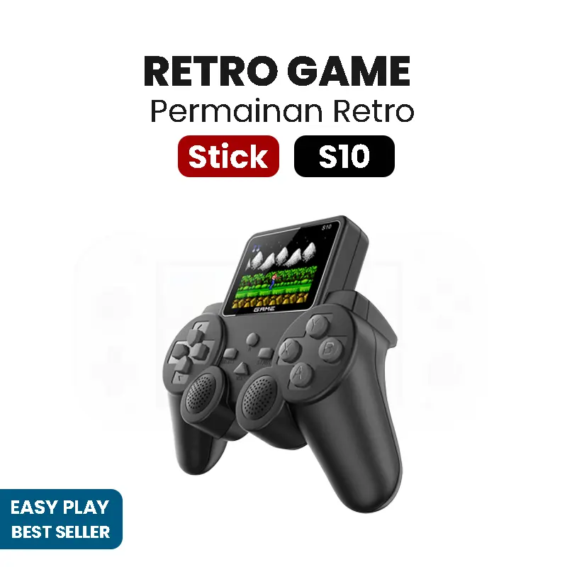 Game Boy S10 Mini etro 520 in 1 Permainan Portable Mainan Anak Mini Portabel Red Series Console Games 1 PLAYER / 2 PLAYER  pvp murah machine kids [EasyPlay]