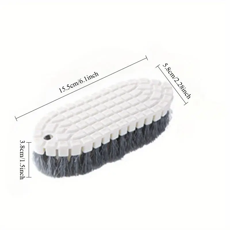 Curved Cleaning Brush, 1 Count Multifunctional Cleaning Brush, Bathroom Tile Brush, Kitchen Faucet Corner Brush, Cleaning Tool for Home Bathroom Kitchen 1