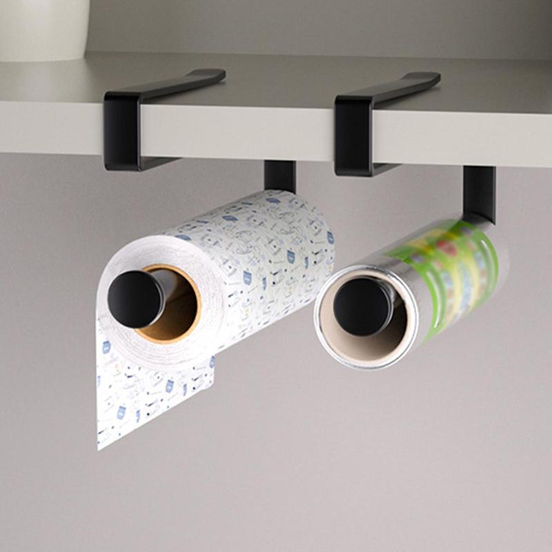 Product Introduction of Punch-free Paper Towel Holder, Hanging Space-saving Paper Towel Holder, Kitchen Utensil Hooks 15