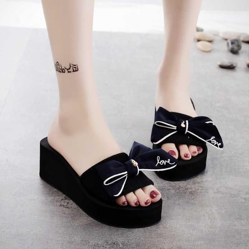 Dép Lê, Thời Trang Mùa Hè Cho Nữ, Đi Bên Ngoài, Đế Xuồng, Dép Cao Gót, Chống Trượt, Giày Đi Biển, Dép, Hàng Mới Về 2024 7