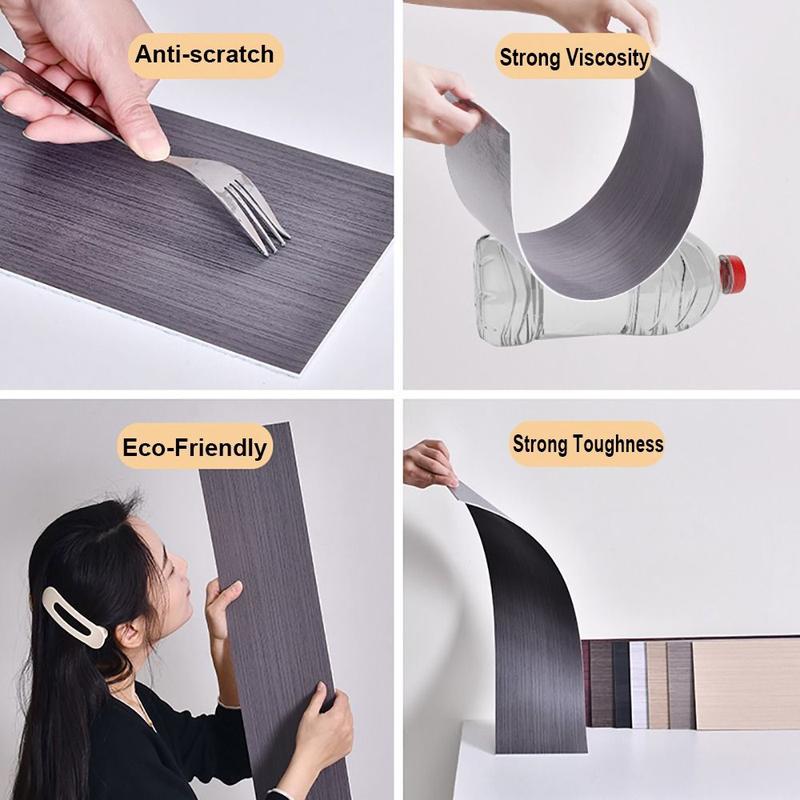 Dán sàn tự dính, trang trí nội thất, họa tiết vân gỗ, cho phòng Khách đường viền hông, giá đỡ cửa sổ, không thấm nước, gạch lát sàn, mratic 2