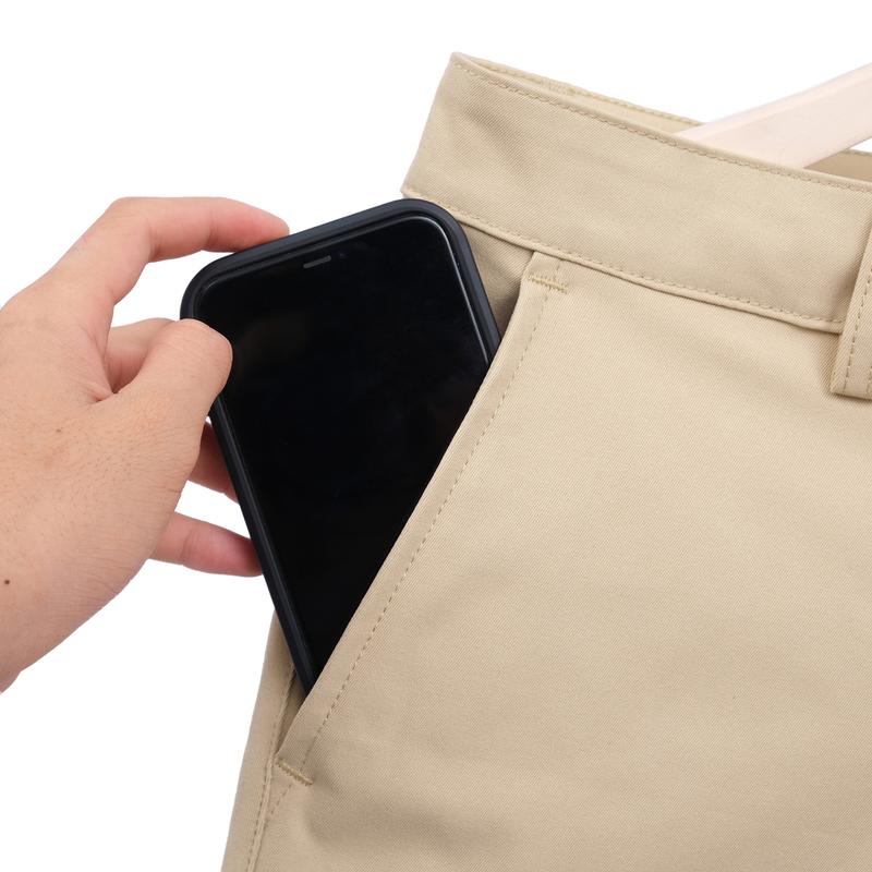 Quần short-Đùi Nam MRCHI form trên gối 2 Túi Trước và Túi Sau Vải Kaki Co Giản Cao Cấp trẻ Trung Năng Động Menswear Có Túi 6