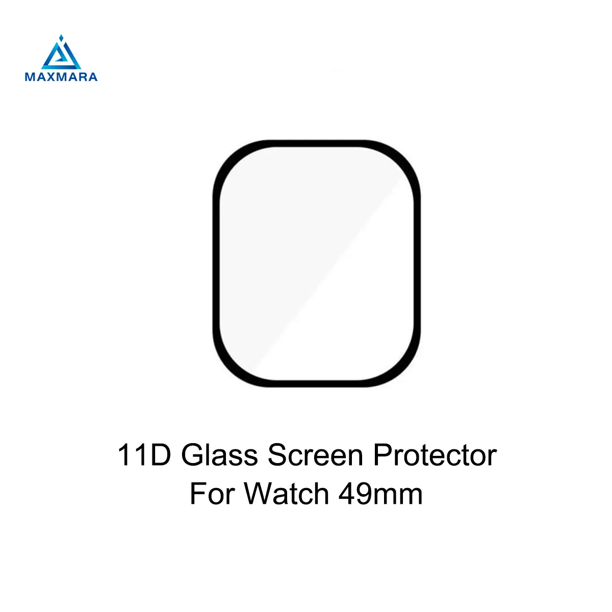 Tempered Glass for Smart Watch Ultra 49mm Screen Protector Anti-Scratch for iWatch Series Ultra 49mm Smartwatch Black Accessories Bluetooth