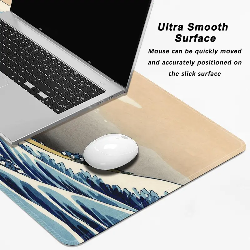 The Great Wave Mouse Pad, Rectangle Gaming Mouse Pad, Waterproof Non-slip Rubber Base Mousepad, Desktop Mouse Mat for Home Office Game Room 6