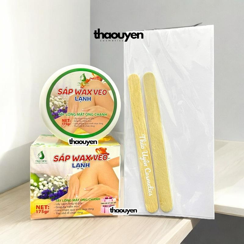 Sáp Wax Veo Lạnh Tẩy Lông Mật Ong Chanh MPĐT Ngân Bình 175g Waxing