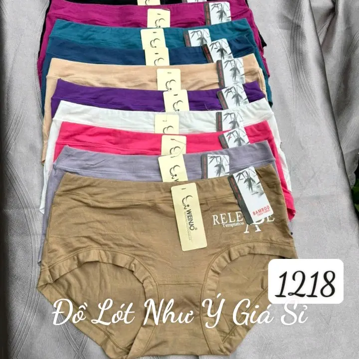 (60kg-70kg) Quần lót nữ vải cotton bản cao cấp (1218),lưng cao ,mềm mại co giãn ,mặc thoải mái Nữ Women