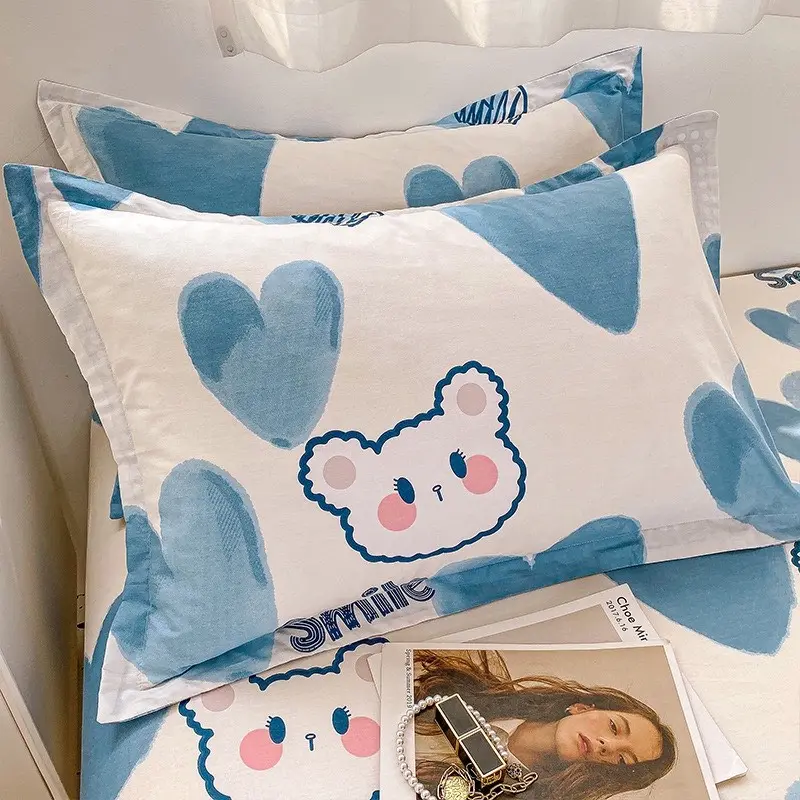 Vỏ Gối Đầu Cotton Poly kích thước 45x65cm mẫu hot trend cute 2
