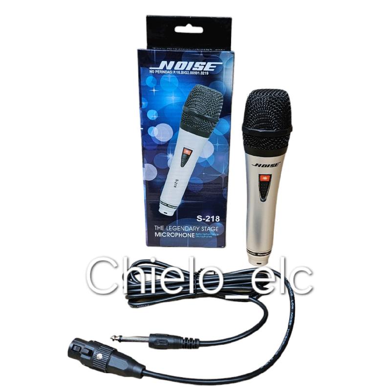 Mikrofon Berkabel S-218 dengan Tombol On-Off 0