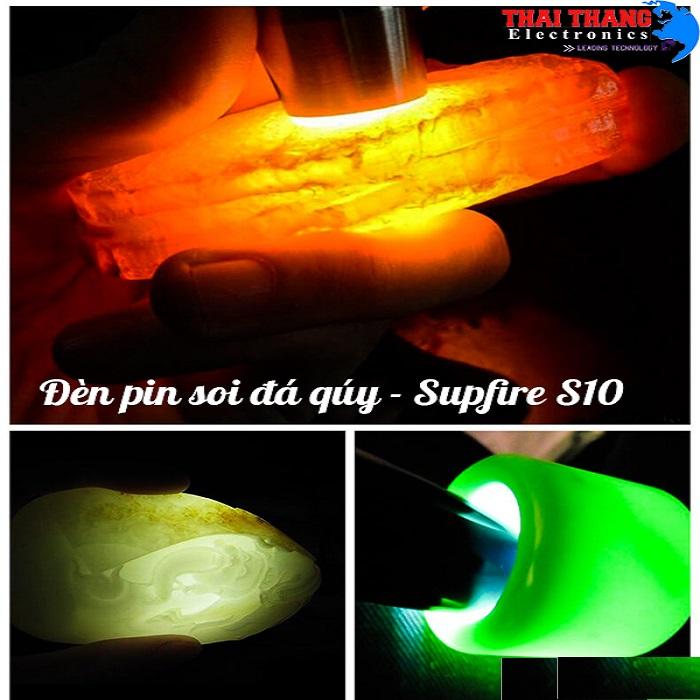 Đèn pin soi đá quý Supfire S10 8