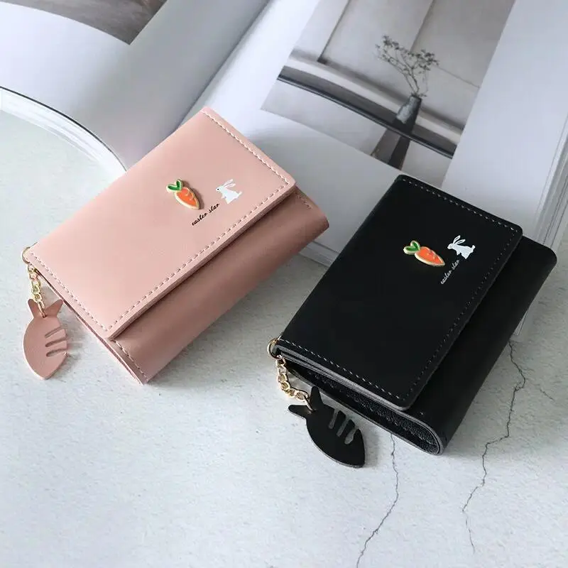 Short Women's Purse Summer New Fashion All Match High-grade Texture Bag Coin Purse Fashion Small Wallet