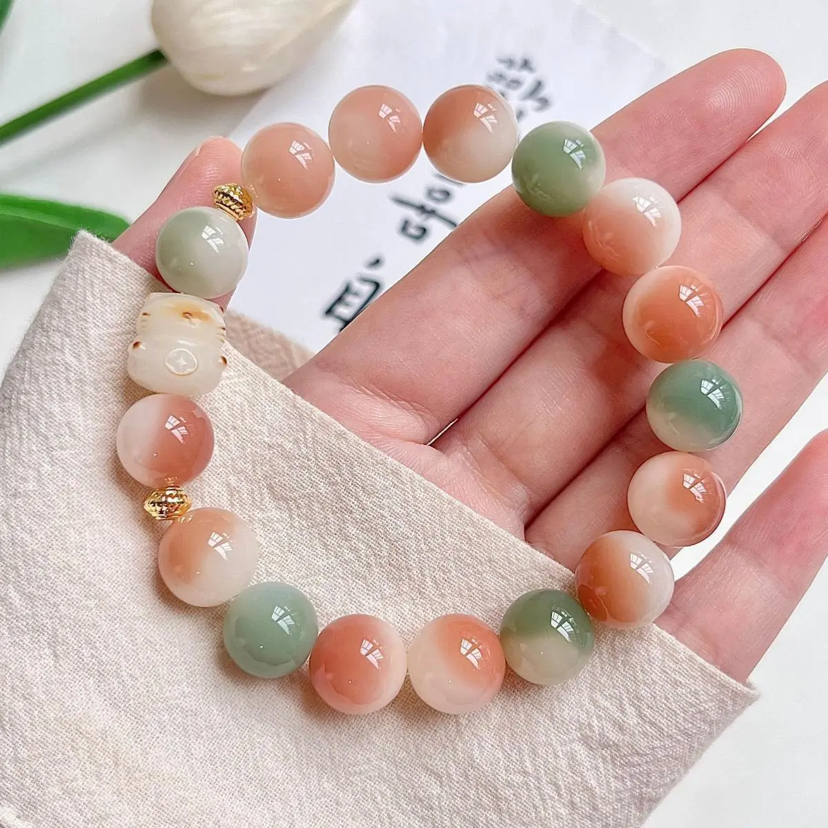 Vòng Tay Bồ Đề Sinh Học, Thiết Kế Nguyên Bản, Bồ Đề Ném Cao, Mềm Mại Và Thanh Lịch, Thích Hợp Cho Nam Và Nữ Phụ Kiện  Đeo Tay