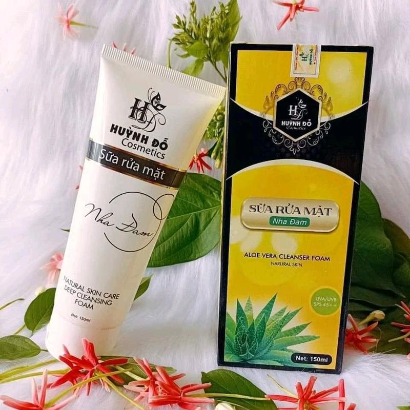 Sữa rửa mặt NHA ĐAM HUỲNH ĐỖ hỗ trợ làm sạch da dịu nhẹ (tem cào )