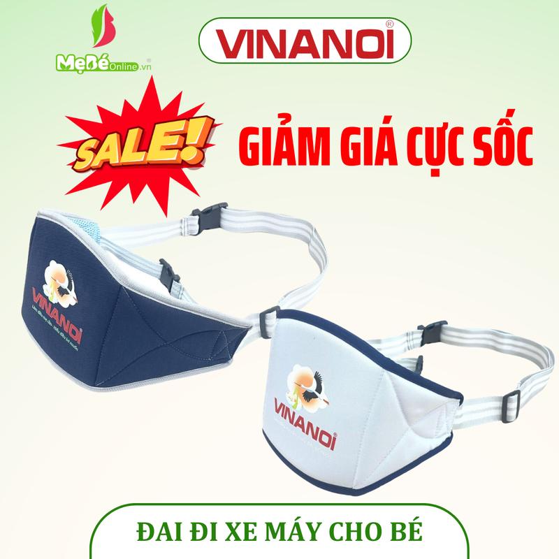 Đai đi xe máy cho bé loại BẢN TO cao cấp Chính Hãng Vinanoi, đai địu xe máy giúp bé ngồi an toàn khi đi xe, thiết kế tiêu chuẩn chắc chắn