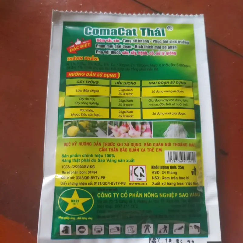 Comacat Thái A Đến Z gói 25gr 3