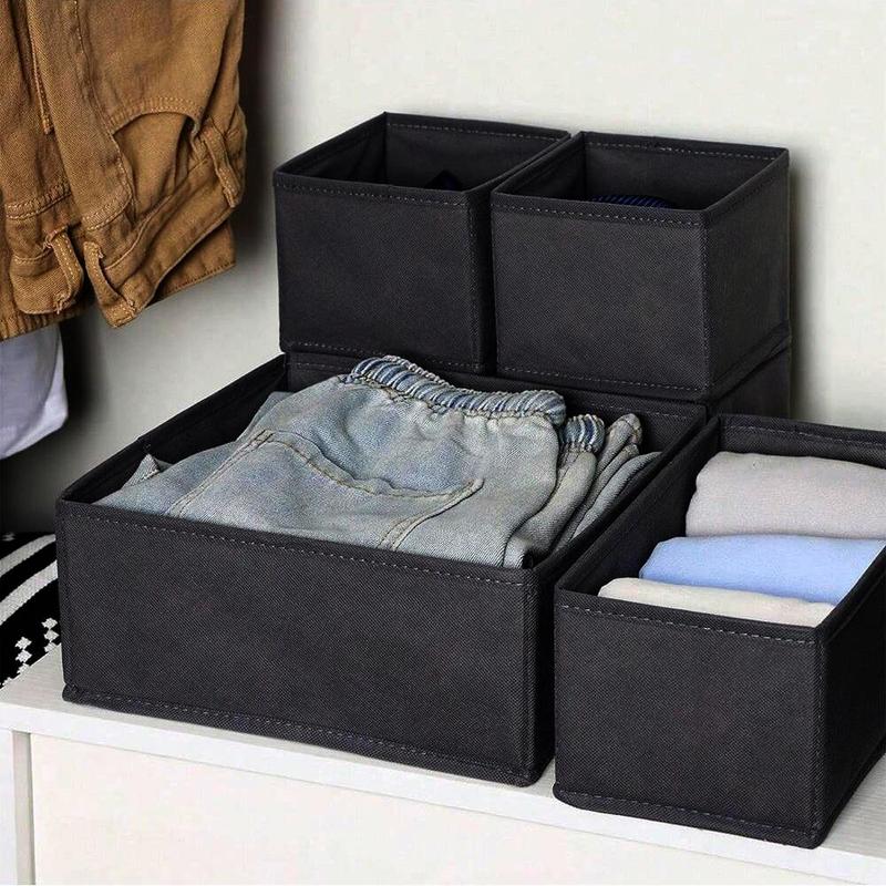Drawer Organizer, 12pcs/set Foldable Clothes Storage Box, Underwear Storage Box, Socks Storage Box, Home Organizer for Bedroom 4