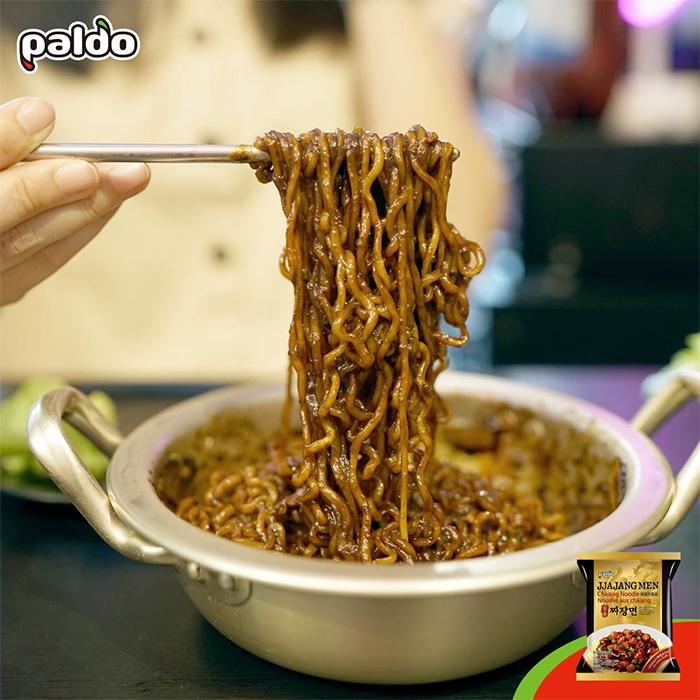 Paldo Jjajang Men Chajang Noodle - Jjajangmyeon - Mie Ramen Korea 200g 4