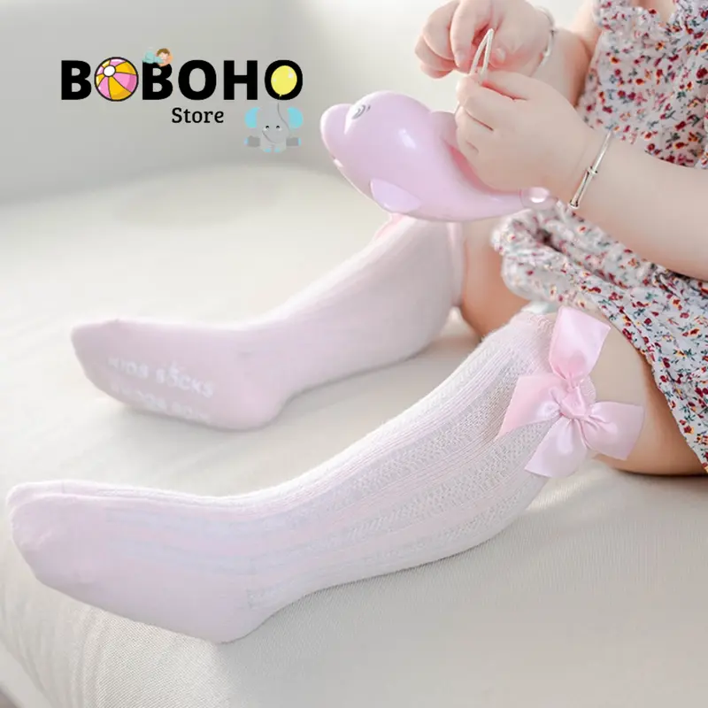 Boboho - Kaos Kaki Panjang Anak Bayi Cewek Anti Slip / Kaus Kaki Anak Bayi Perempuan 4