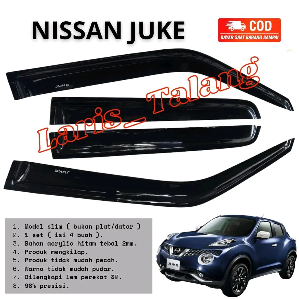 TALANG AIR MOBIL NISSAN JUKE TAHUN 2011-2018 Car Penutup