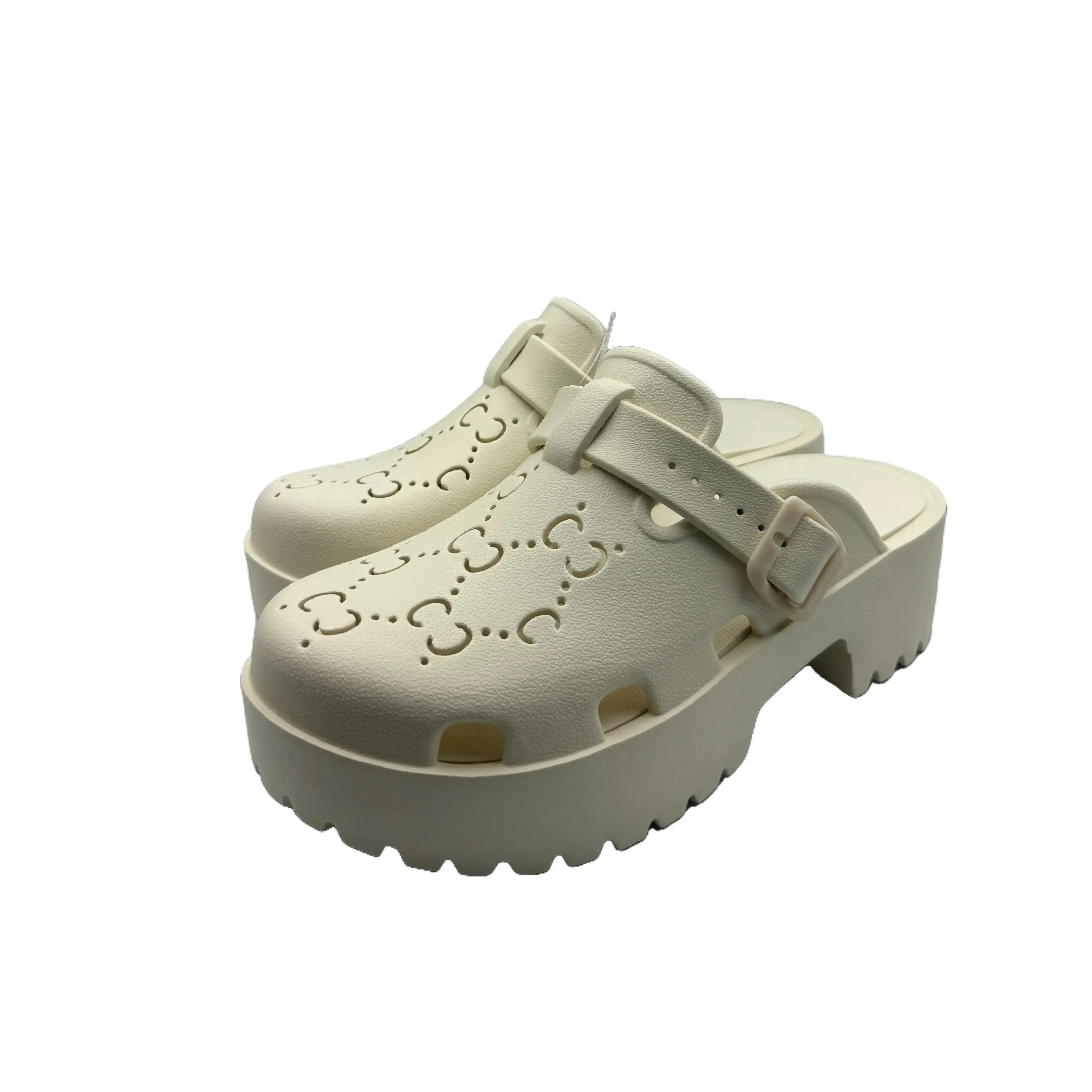 Gpatt : Luxury Sister Style Loafer 2024 รองเท้าแตะสวมแฟชั่นเกาหลีพรีเมี่ยม สวมใส่สบาย ลายตัวอักษรซี ใหม่ล่าสุด รองเท้า
