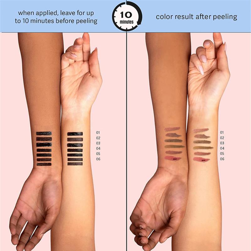 FAFAMOON Peelable Lip Liner Outlines The Lip Shape And Shows The Lip Color Lipstick 3pcs Set Waterproof And Non-smudged Peelable Lip Gloss Makeup -Xiii 4