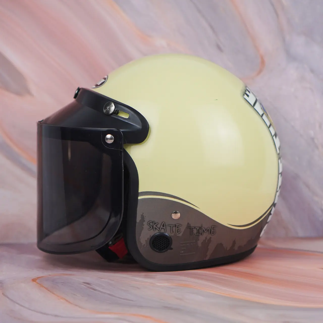 HELM BOGO DEWASA WANITA PRIA MOTIF BEAR SKATE LUCU SNI