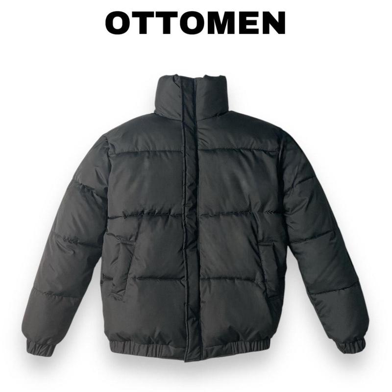  Áo Khoác Phao Boxy Chần Bông 3 Lớp Cổ Cao Bông Nhồi OTTOMEN Nam Menswear Jacket aokhoac nam áophao 