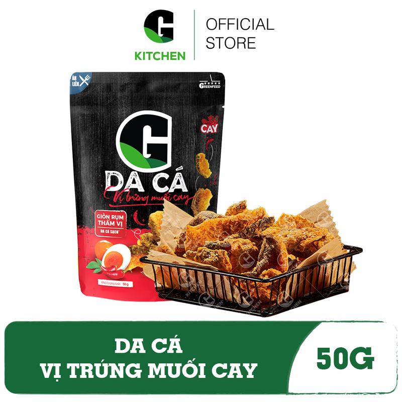 Da Cá Vị Trứng Muối Cay G 50g Thương hiệu G Kitchen [Giao nội thành HCM]