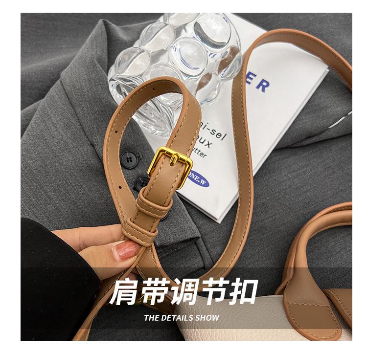 Product Introduction of New Casual Bag Women's Fashionable High-Grade Messenger Bag Niche Handbag All-Match Shoulder Bag Dragon Incense Chic Women's Bag 4