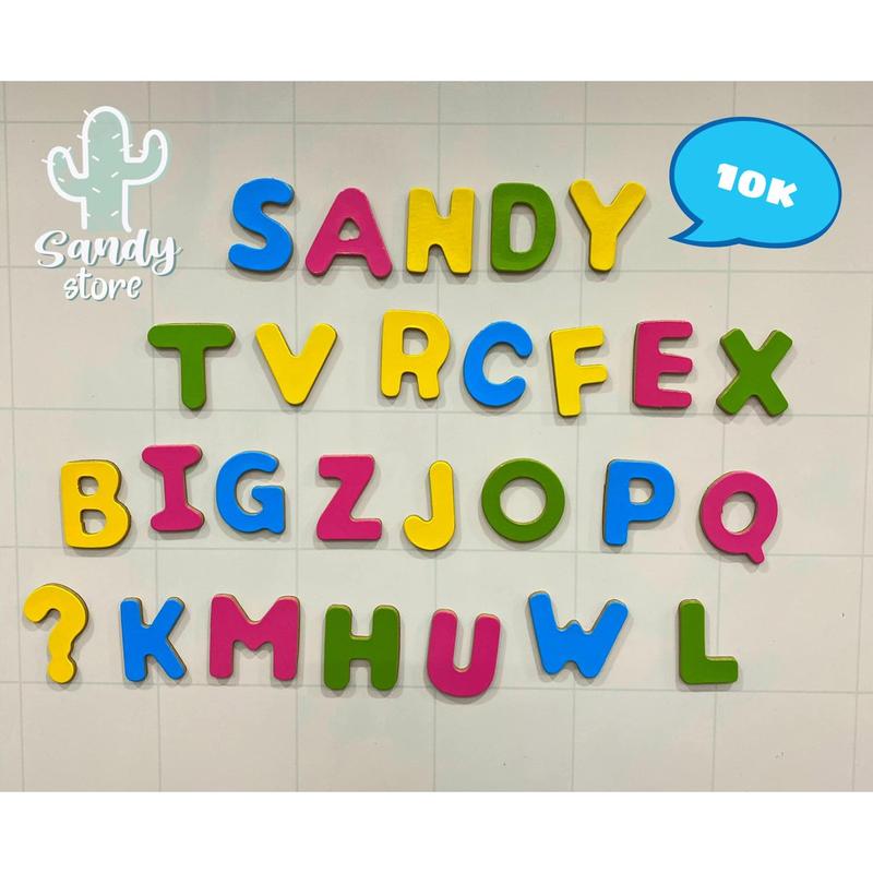 Bộ Chữ Cái và Số Full Nam Châm 2
