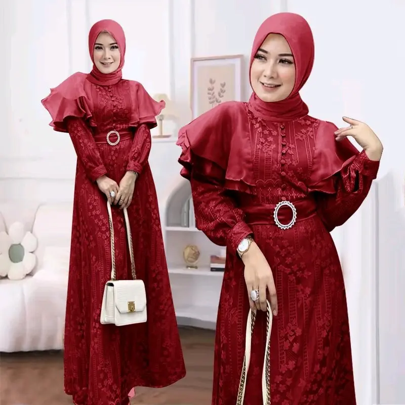 Maxi Wanita Terbaru / Maxi Savita / Maxi Wanita / Pakaian Wanita / Polos / Brukat 4