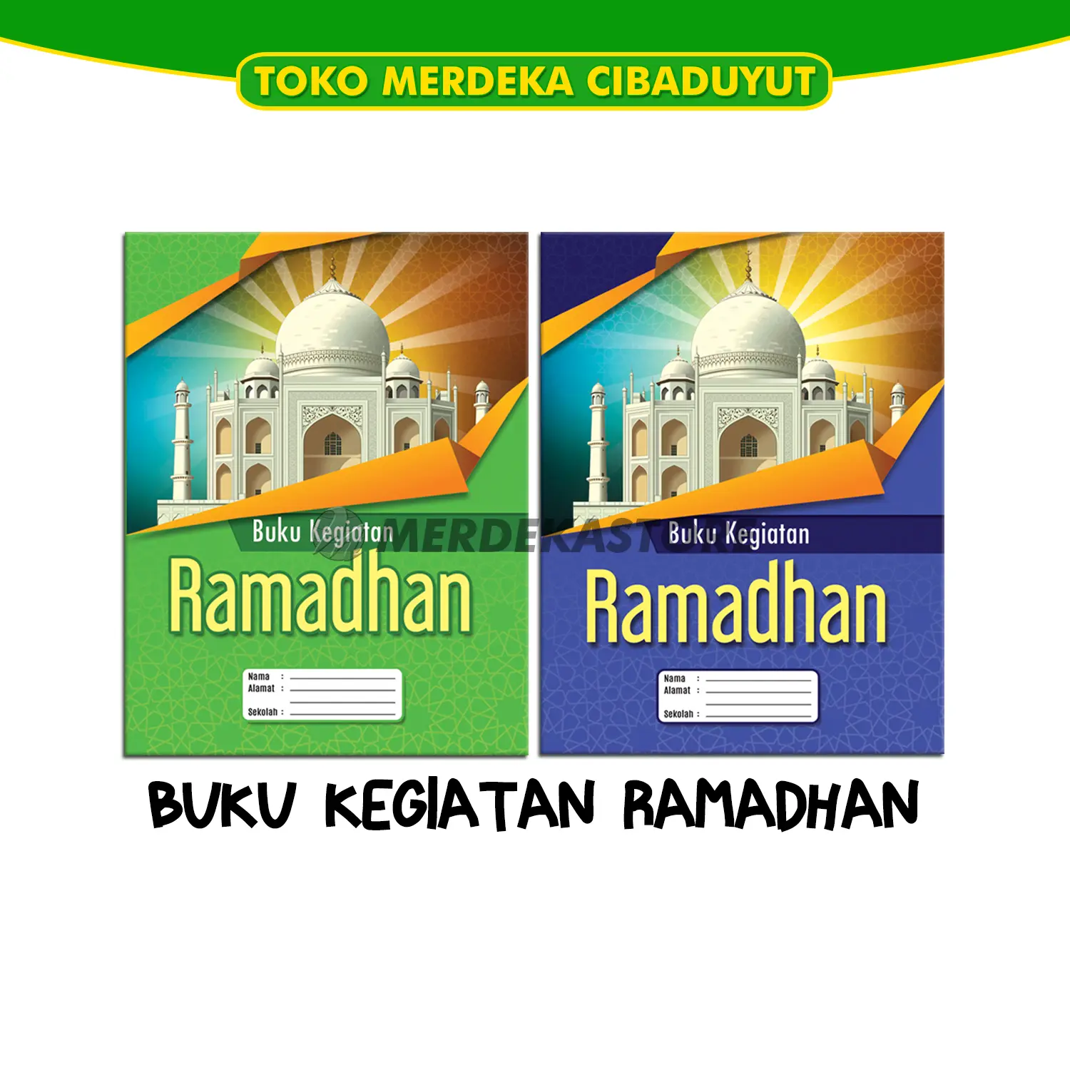 Buku Kegiatan Bulan Ramadhan | Catatan Amaliah Ramadan | 32 hal 16x21 cm | Cahaya Alam Paper