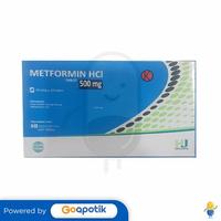 Gambar METFORMIN HCL HEXPHARM 500 MG BOX 200 TABLET dari Apotek Apollo Surabaya by GoA Kota Surabaya 2 Tokopedia
