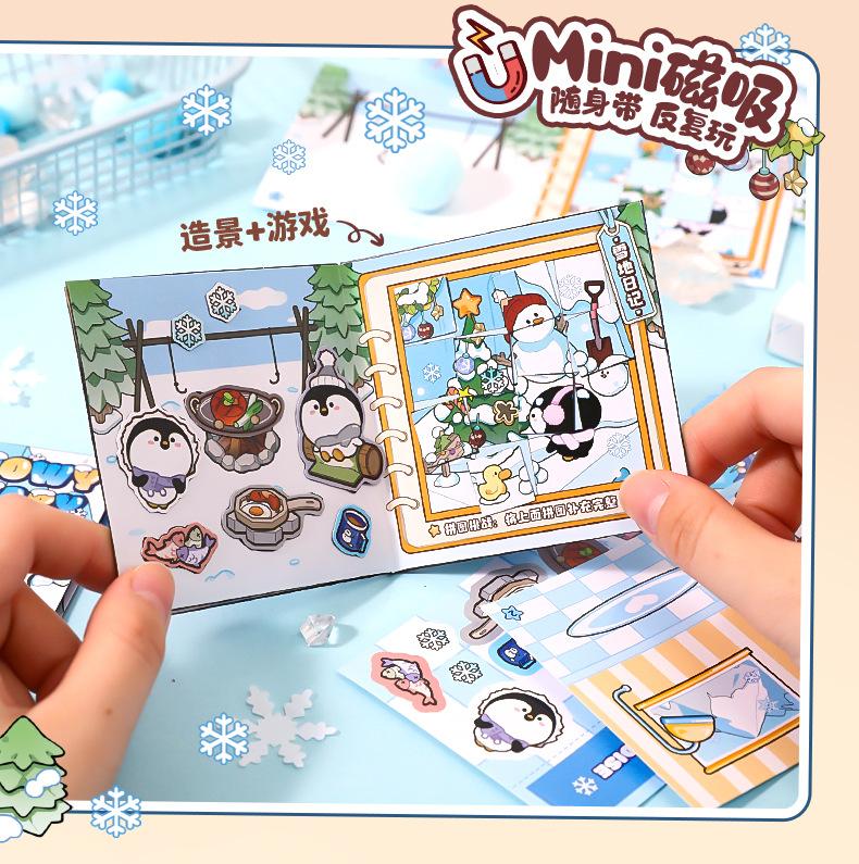 Product Introduction of Capybara Magnetic Quiet Book Stickers – Xinmo Creative Magnetic DIY Activity Book Educational Toy Stickers for Children 19