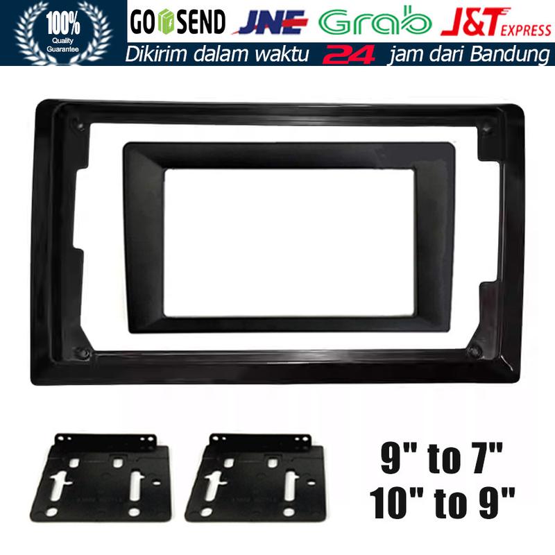 Frame Universal Head Unit Android Adapter Konverter 10 Inch ke 9 Inch / 9 Inch ke 7 Inch untuk Modifikasi Navigasi Mobil 0